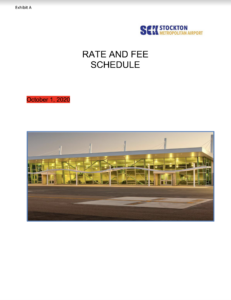 Board Approved Rate and Fee Schedule
